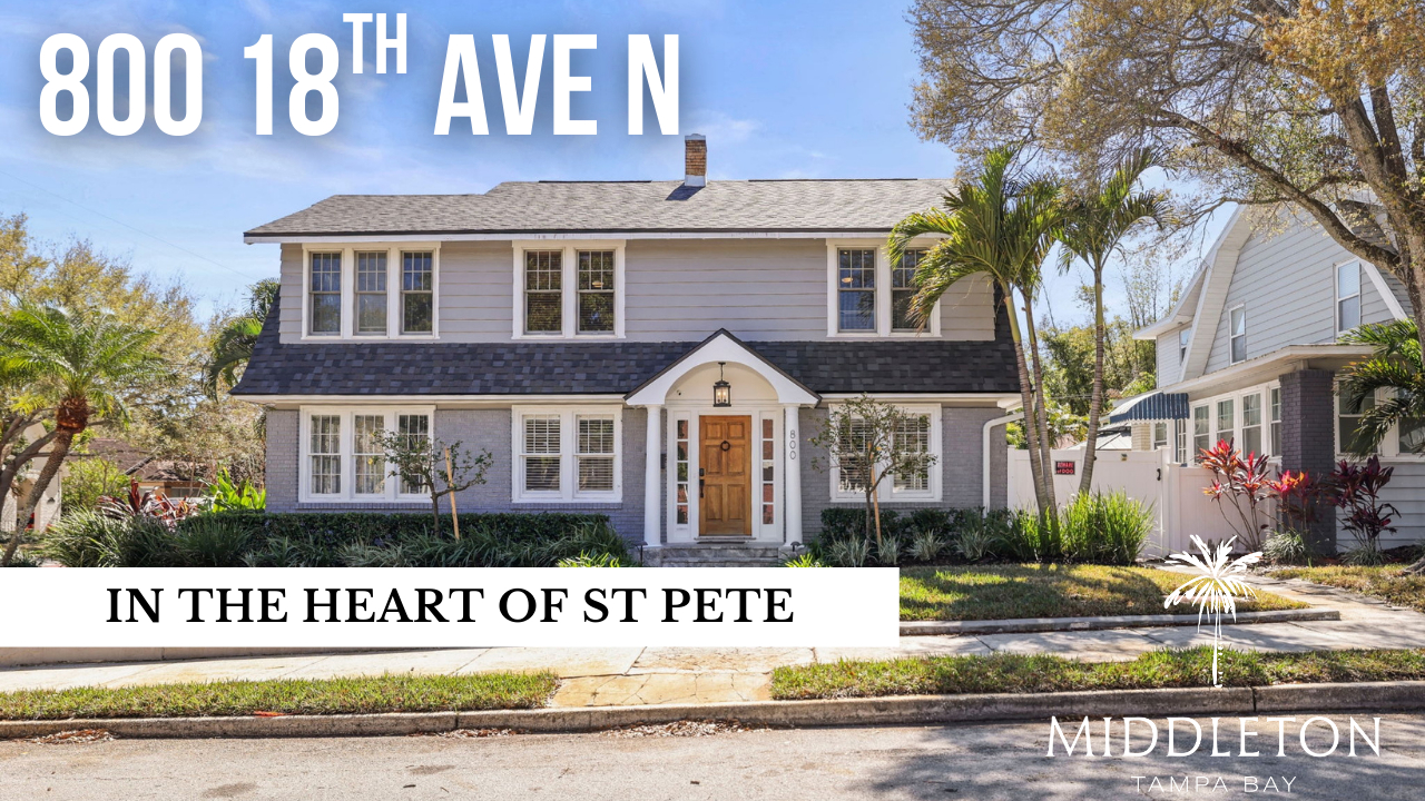 818 18th Ave N St Petersburg FL | Beautiful St. Pete Home Tour | Tampa Bay Real Estate